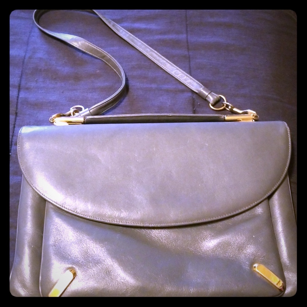 Gray Handbag